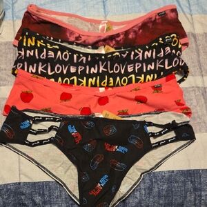 PINK Victoria's Secret Colorful Panty Set